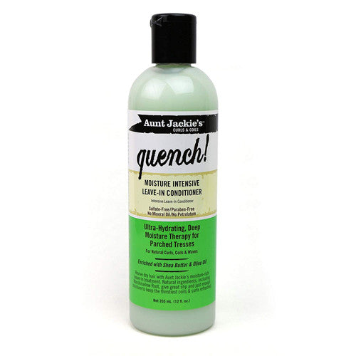 Aunt Jackies Quench Moisture Intensive Leave In Hair Conditioner, 12 Oz