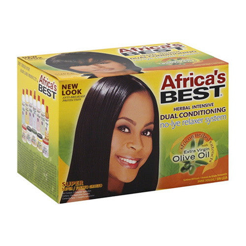 Africas Best Herbal Intensive Dual Hair Conditioning Super Relaxer System, 1 Ea