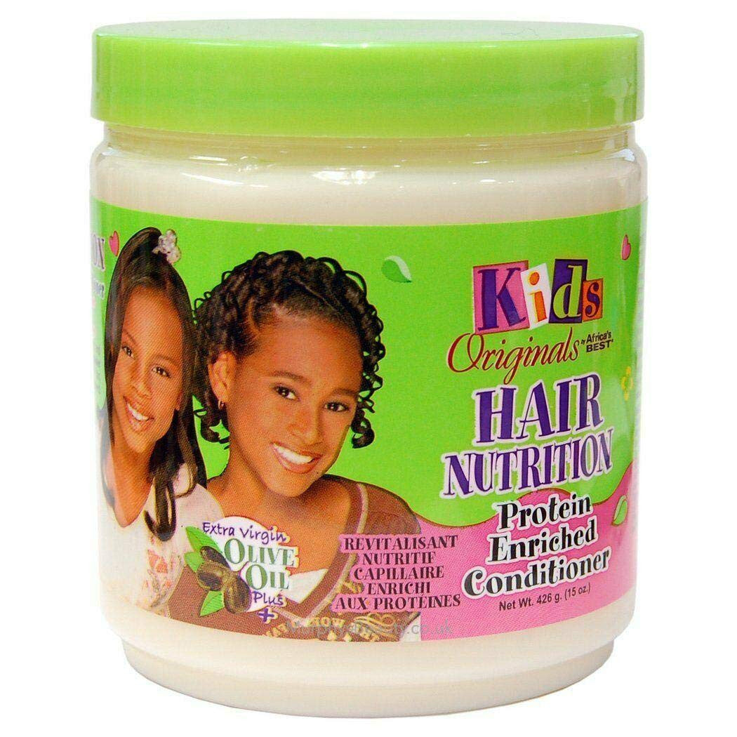 Africas Best Kids Organincs Protein Enriched Hair Conditioner Jar, Hair Nutrition, 15 Oz