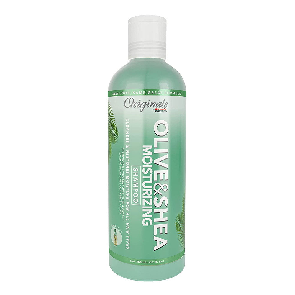 Africas Best Organics Olive Oil Hair Shampoo for All Types of Hair, 12 Oz