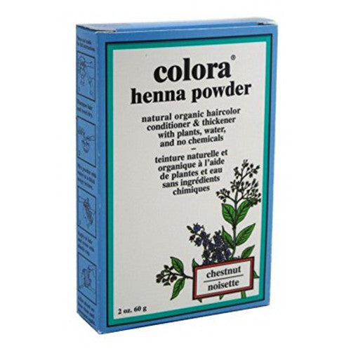 Colora Henna Powder Hair Color Chestnut, 2 oz