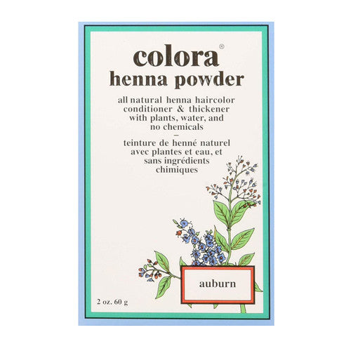 Colora Henna Powder Hair Color Auburn, 2 Oz