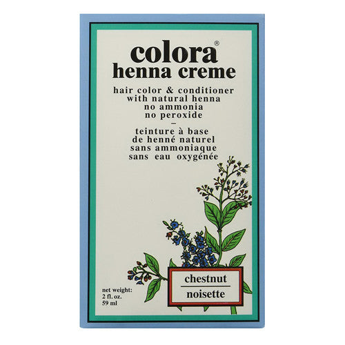 Colora Henna Creme Hair Color And Conditioner Chestnut, 2 Oz
