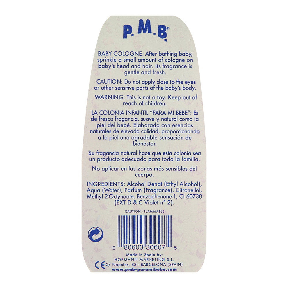 Para Mi Bebe Agua De Violetas Splash Cologne, 25 Oz