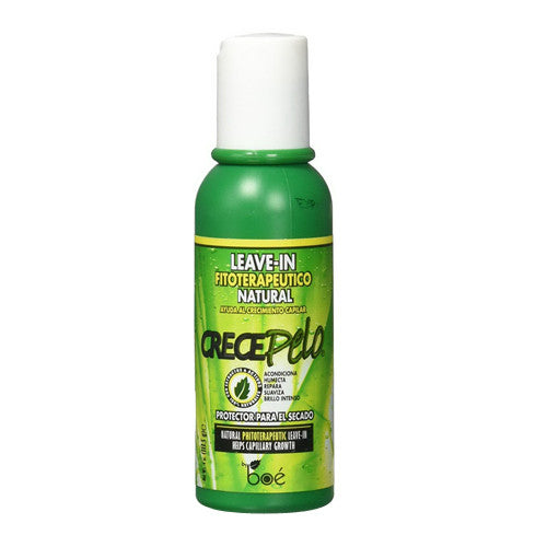 Boe Cosmetics Crece Pelo Natural Hair Leave In, 4 Oz