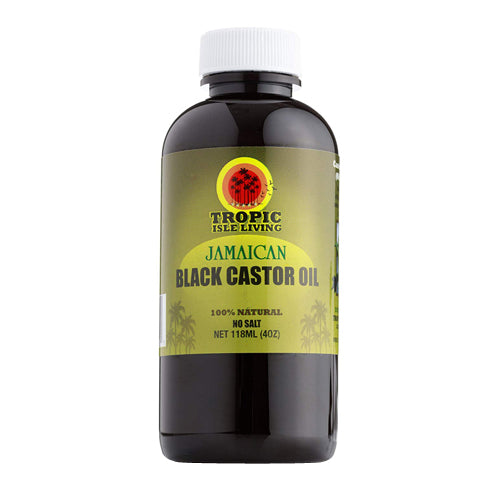 Tropic Isle Living Jamaican Black Castor Oil Plastic PET Bottle, 4 oz