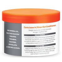 Cantu Shea Butter Mens Leave In Hair Conditioner, Intense Moisture, 13 Oz