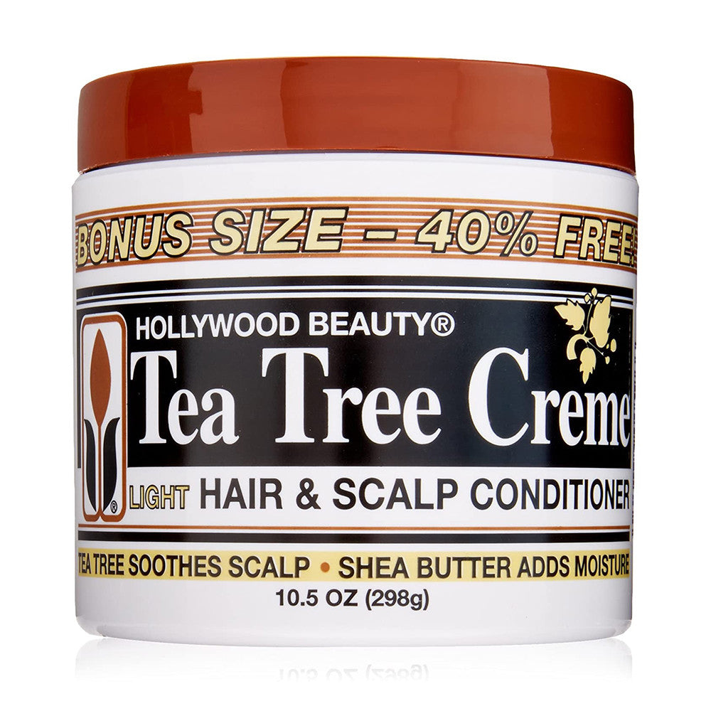 Hollywood Beauty Tea Tree Creme, Hair and Scalp Conditioner, 10.5 Oz
