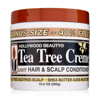 Hollywood Beauty Tea Tree Creme, Hair and Scalp Conditioner, 10.5 Oz
