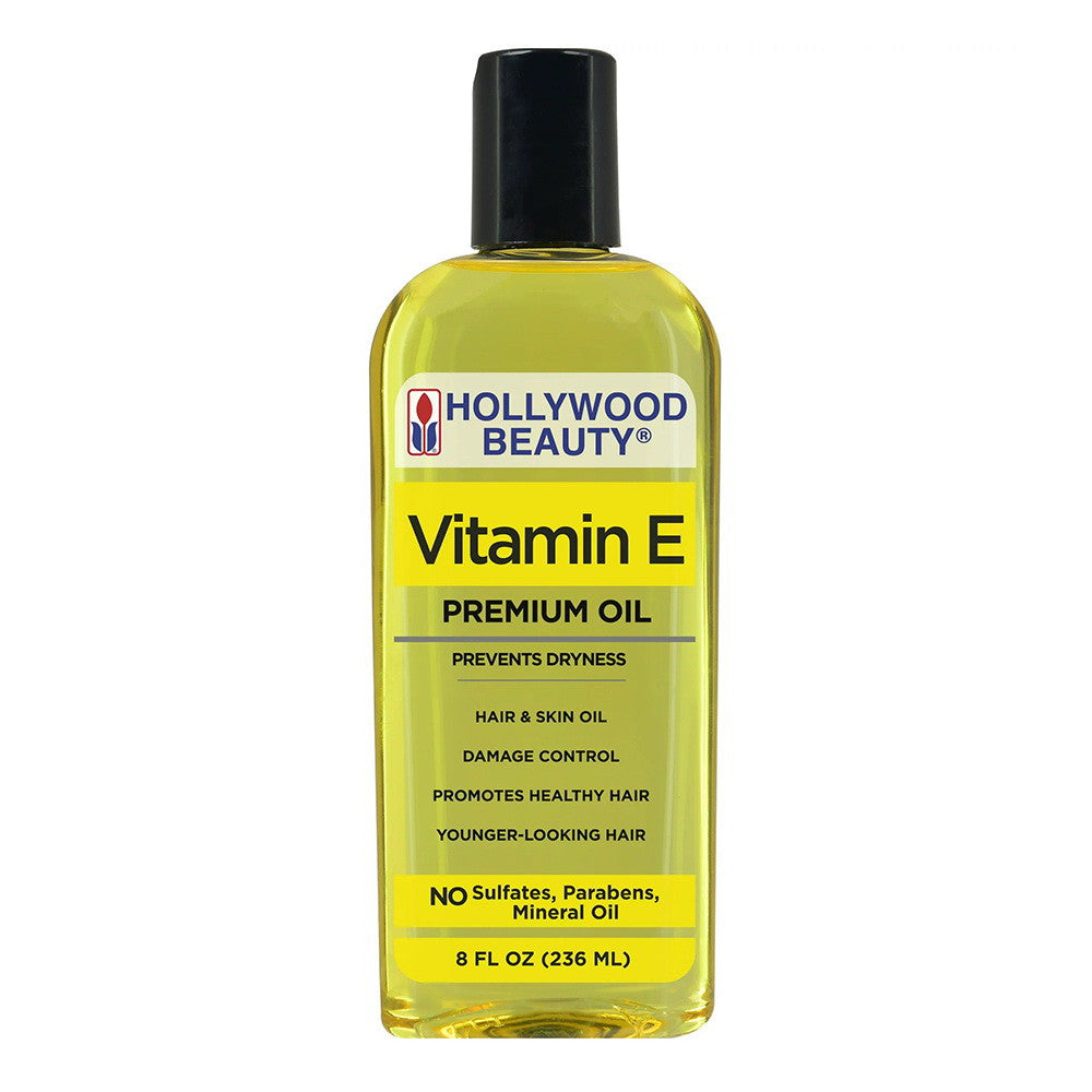Hollywood Beauty Vitamin E Oil Hair And Skin Oil, 8 Oz
