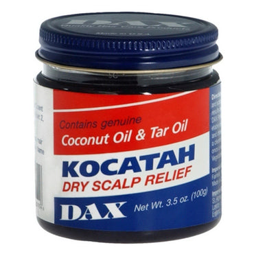 Dax Kocatah Dry Scalp Relief With Coconut Oil And Tar Oil, 3.5 Oz