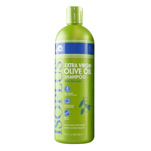 Isoplus Extra Virgin Oilive Oil Hair Shampoo, 16 Oz