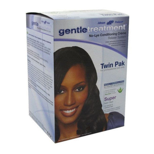 Gentle Treatment Hair Relaxer Super Twin Pak No-lye Kit, 1 Ea