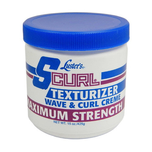 Lusters S-Curl Texturizer Wave and Curl Maximum Strength Cream, 15 Oz