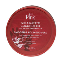 Luster's Pink Shea Butter Coconut Oil Smooth & Hold Edge Gel, 4.5 Oz