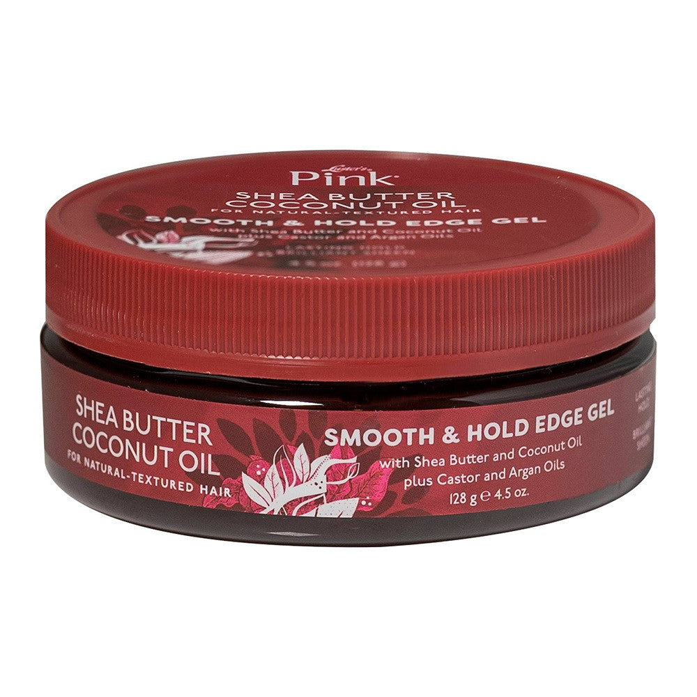 Luster's Pink Shea Butter Coconut Oil Smooth & Hold Edge Gel, 4.5 Oz
