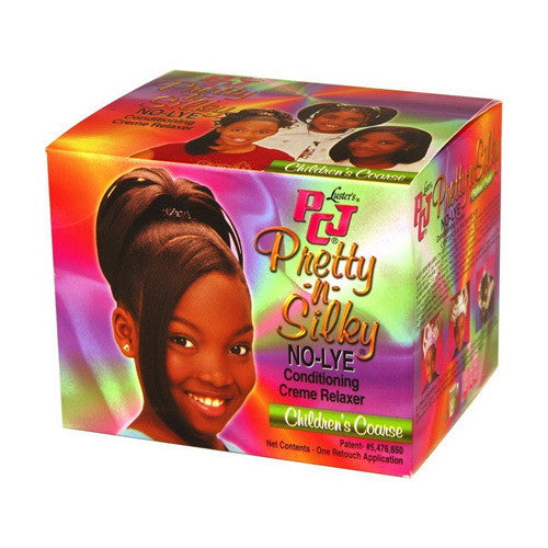 Luster Pretty N Silky No Lye Conditioning Hair Relaxer Kit, Childrens Coarse, 1 Ea