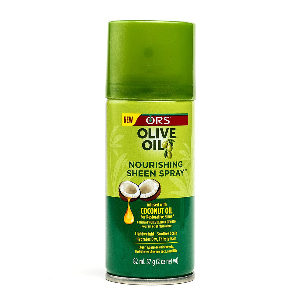 Organic Root Stimulator Olive Oil Nourishing Sheen Spray for Hair, 2.7 Oz