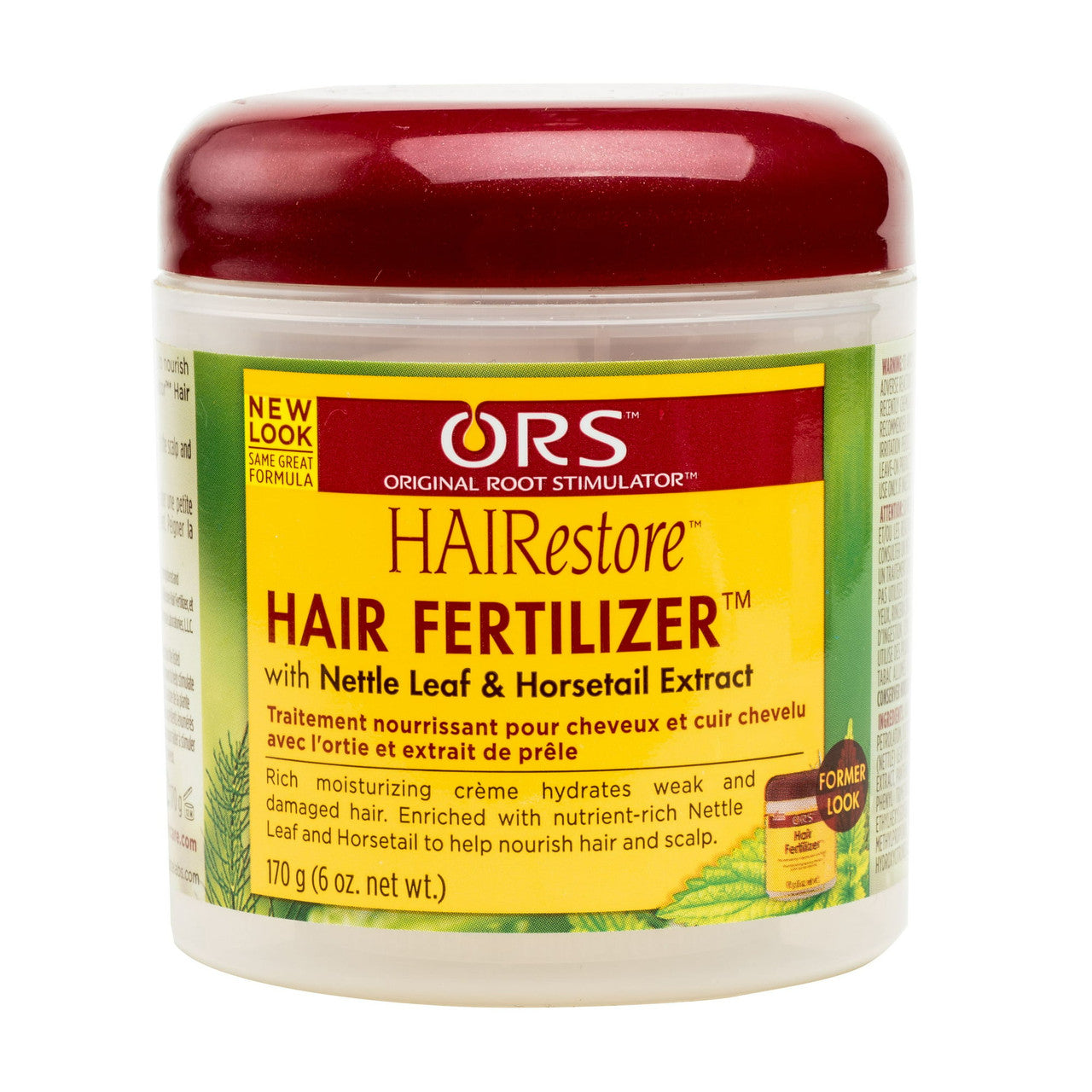 Organic Root Stimulator Hairestore Fertilizer With Nettle Leaf And Horsetail Extract, Former Look, 6 oz