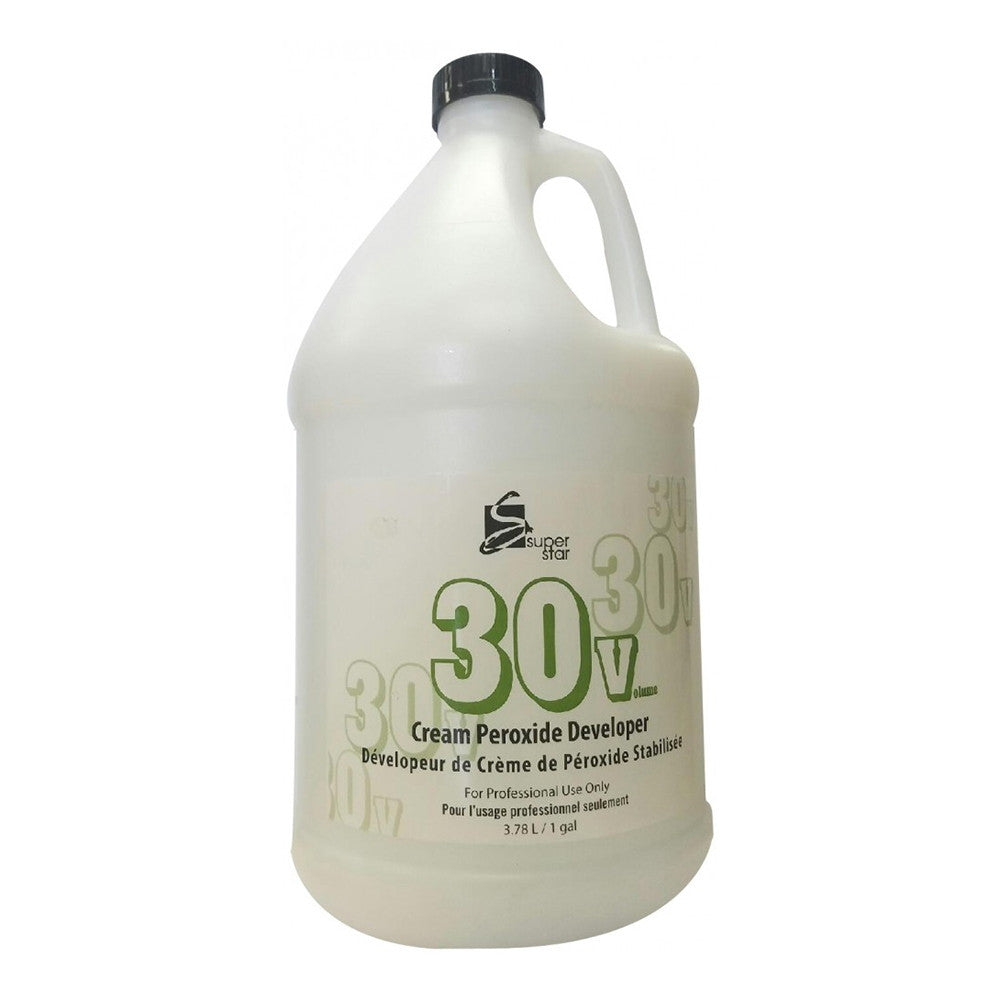 Super Star Salon Hair Creme Developer 30 Vol, 128 Oz