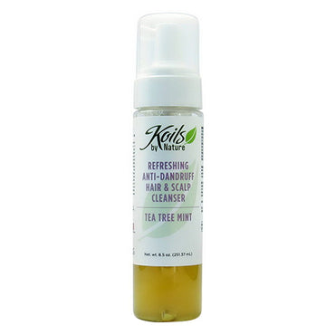 Refreshing Anti Dandruff Hair And Scalp Cleanser Tea Tree Mint By Koils by Nature, 8.5 Oz