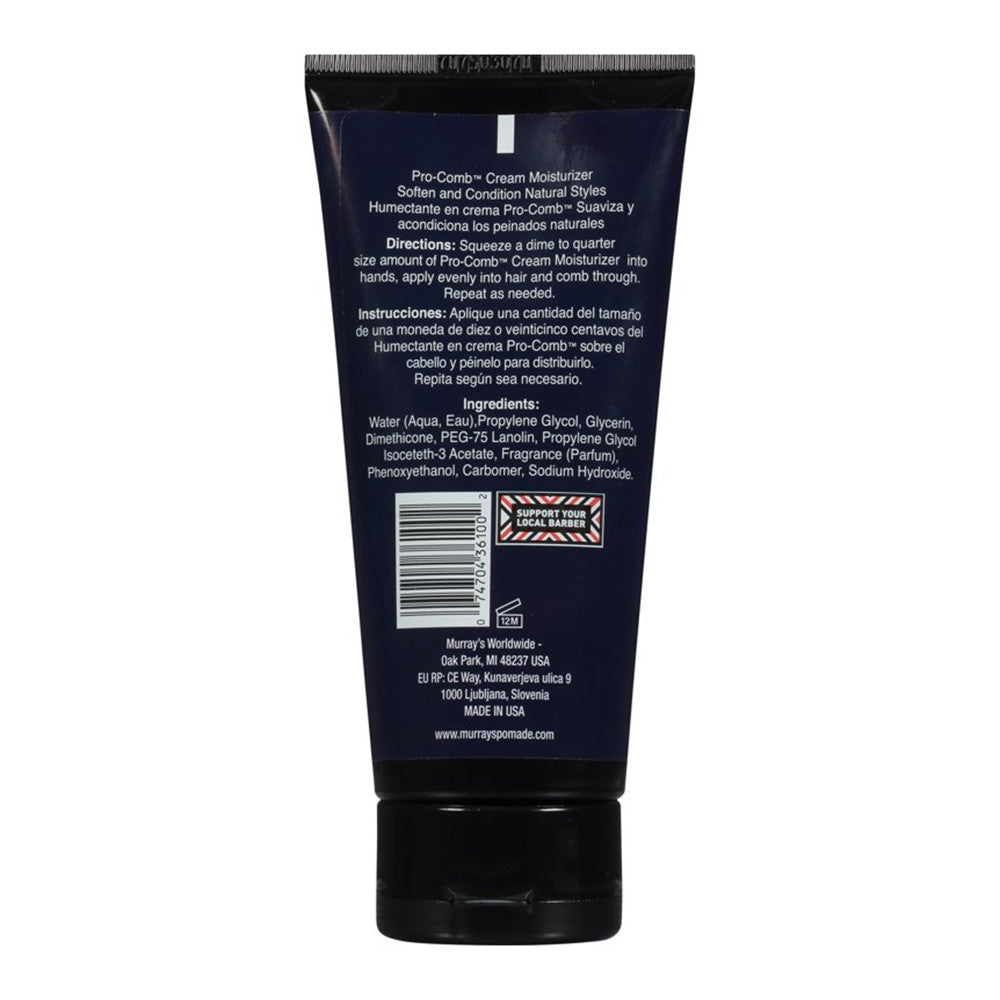 Murrays Pro Comb Cream Moisturizer Hair Softener, 4 Oz