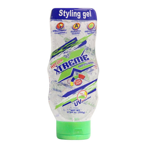 Wet Line Xtreme Professional Extra Hold Styling Gel, Clear, 17.64 Oz