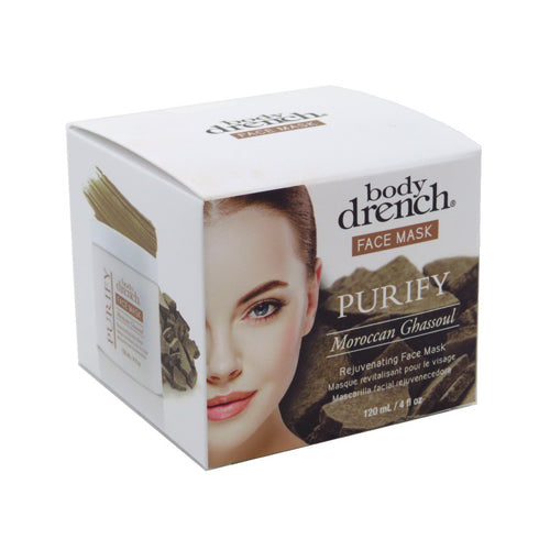 Body Drench Purity Moroccan Ghassoul Rejuvenating Face Mask, 4 Oz