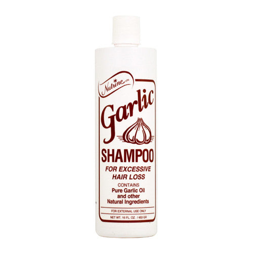 Nutrine Garlic Hair Shampoo for Excessive Hair Loss, Scented, 16 Oz