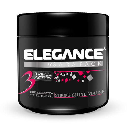 Sada Pack Elegance Triple Action Styling Hair Gel Pink Label, 8.8 Oz