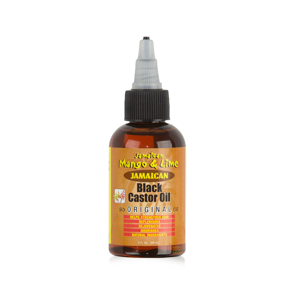 Jamaican Mango and Lime Black Original Castor Oil, 2 Oz