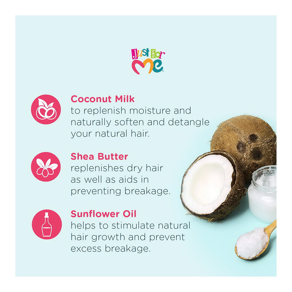 Just for Me Natural Hair Milk Silkening Conditioner, 13.5 oz Bottle