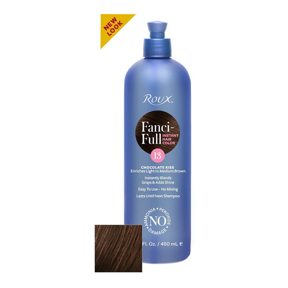 Roux Fanci Full Temporary Haircolor Rinse, Chocolate Kiss 13, 15.2 Oz