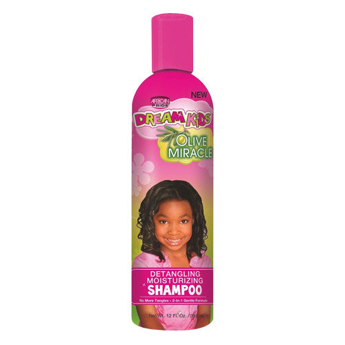 African Pride Dream Kids Olive Miracle Detangling Moisturizing Shampoo For Kids, 12 oz