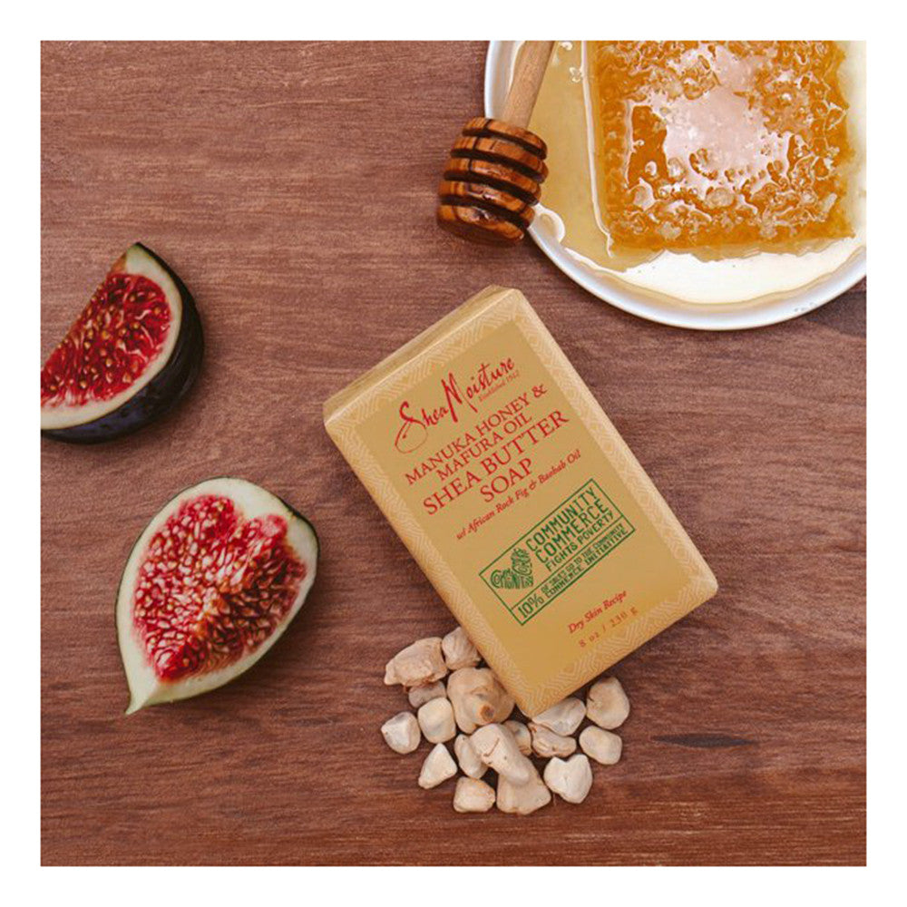 SheaMoisture Manuka Honey & Mafura Oil Intensive Hydration Bar Soap, 8 Oz