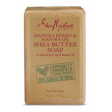 SheaMoisture Manuka Honey & Mafura Oil Intensive Hydration Bar Soap, 8 Oz