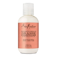 SheaMoisture Coconut & Hibiscus Curl & Shine Conditioner Travel Size, 3.2 Oz