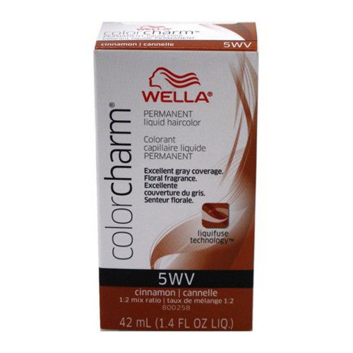 Wella Color Charm Liquid Hair Color, 5WV Cinnamon, 1.4 Oz
