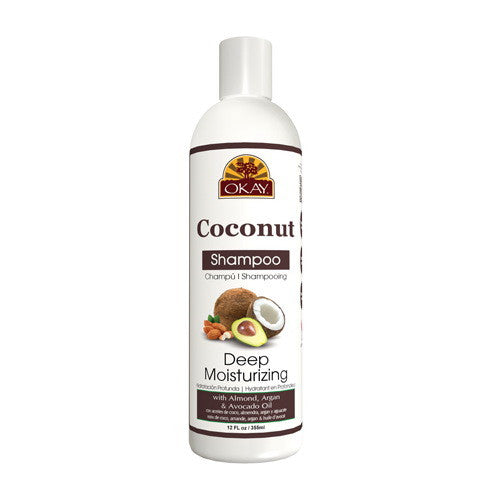 Okay Coconut Oil Deep Moisturizing Hair Shampoo, 12 Oz