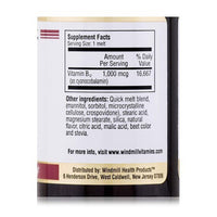 Windmill Sublingual Vitamin B-12 1000 Mcg Dietary Supplement Tablets - 100 Ea