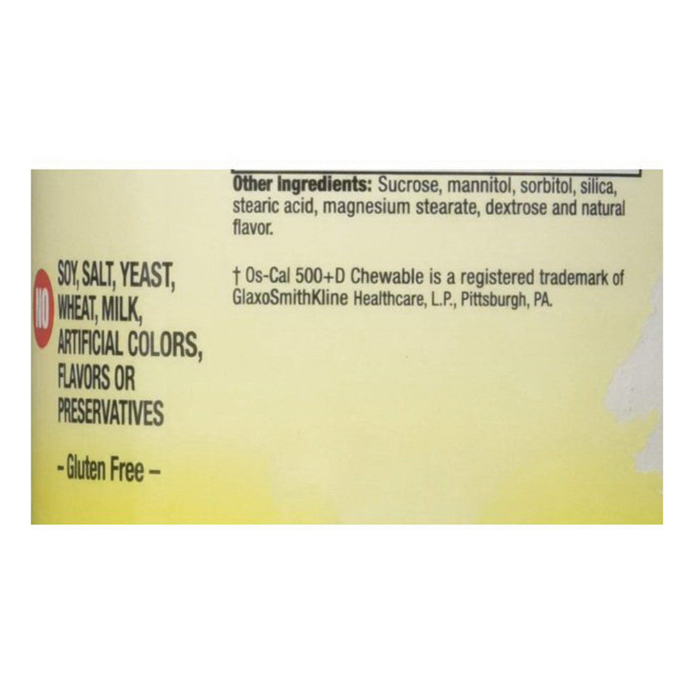 Calcium 500 Mg Chewable Tablets By Windmill - 60 Ea