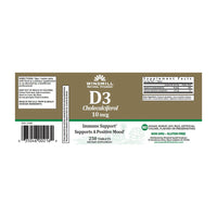 Windmill Vitamin D 400 IU Tablets, 250 Ea