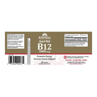 Windmill Quick Melt Vitamin B 12 5000 Mcg Melts, 60 Ea