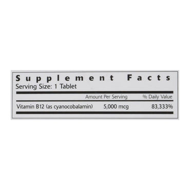 Hi-Ener-G Super B12 5000 Mcg Tablets, By Windmill - 30 Ea