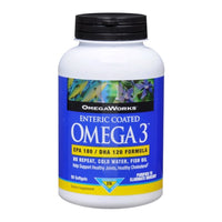 Omegaworks Enteric Coated Omega 3 300Mg Epa And Dha Fish Oil Softgels, 90 Ea