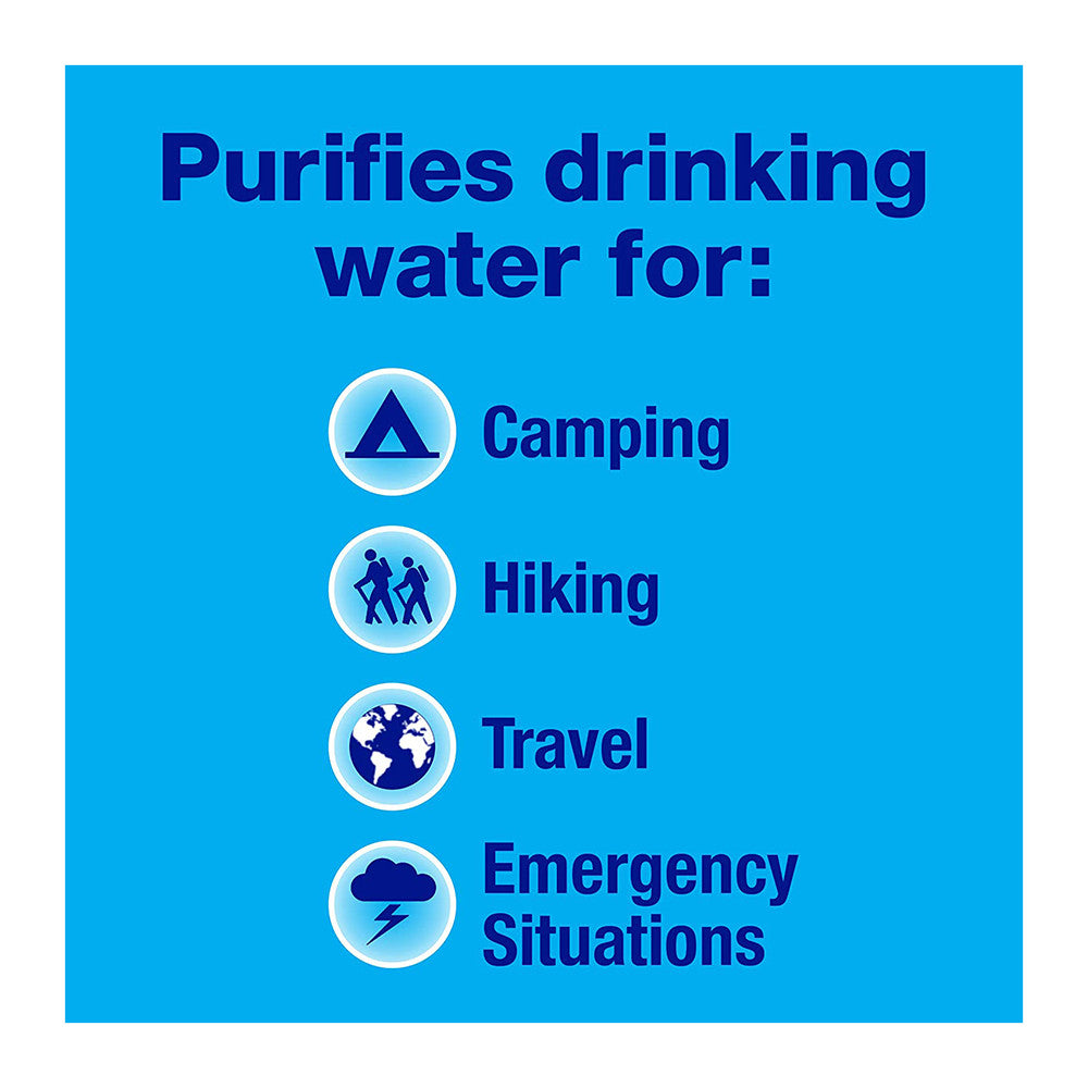 Chlorine Dioxide Water Purification Tablets By Potable Aqua - 30 Ea