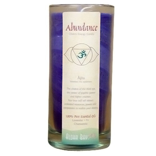Aloha Bay Abundance Chakra Energy Candle Jar - 11 Oz, 3 Pack