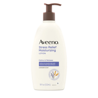 Aveeno Stress Relief Moisturizing Body and Hand Lotion Lavender, Chamomile And Ylang-Ylang, 18 Oz
