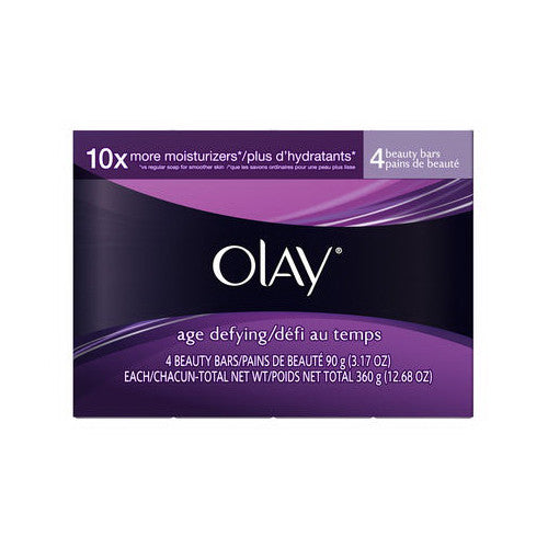 Olay Age Defying Moisturizing Beauty Bar- 4 Ea