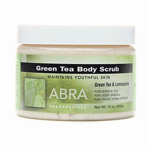 Abra Therapeutics Body Scrub With Green Tea And Lemongrass - 10 Oz